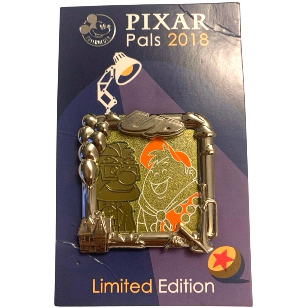 Disney AP PIXAR Pals Pin 2018 UP Carl and Russel Disneyland Passholder LE 2000